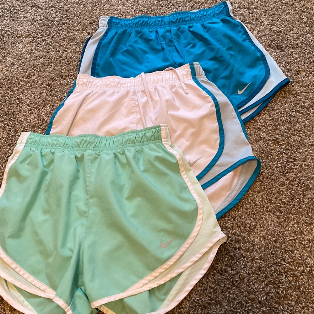 3 pairs!!! Womens NIKE running shorts